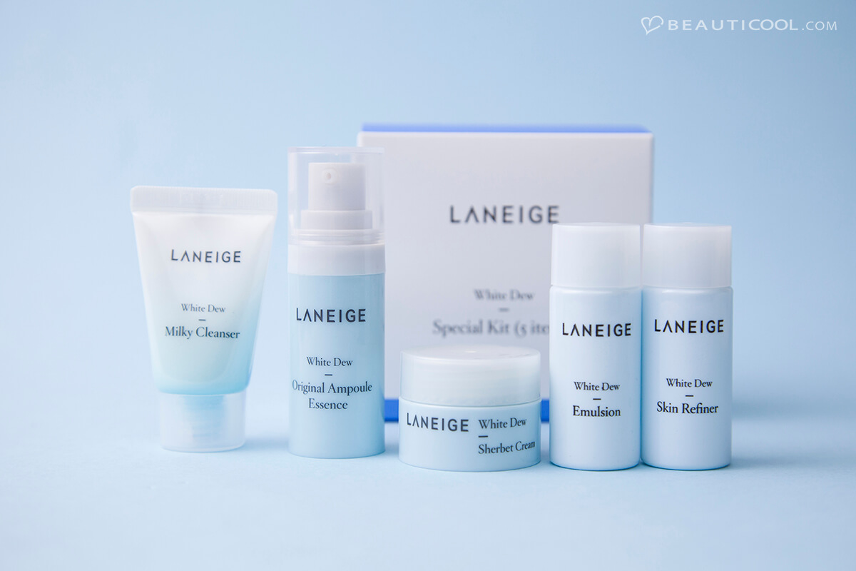 Laneige,WhiteDewSpecialKit,5 items,ลาเนจ,ผิวสว่างใส,ผิวชุ่มชื่น