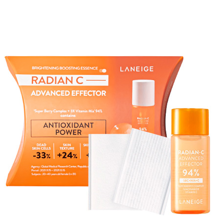 Laneige Radian-C Advanced Effector Sampling Kit 2 items